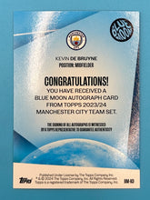 Blue Moon Kevin De Bruyne 33/99 - Topps Certified Autograph Issue